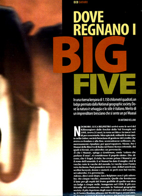 Gentleman - Dove Regnano I Big Fife (Kenya) Africa