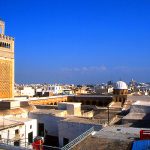 Tunisia, veduta dai tetti di Tunisi