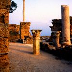 Tunisia, antiche rovine a cartagine