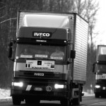 il passaggio del convoglio dei camion in Ungheria the passage of the convoy of trucks in Hungary ph © Nicola De Marinis